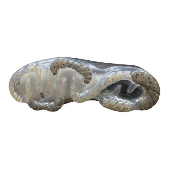 NIKE Air VaporMax 2021 Flyknit 'Black Metallic Silver' Running Shoes Size 10 - Picture 9 of 11